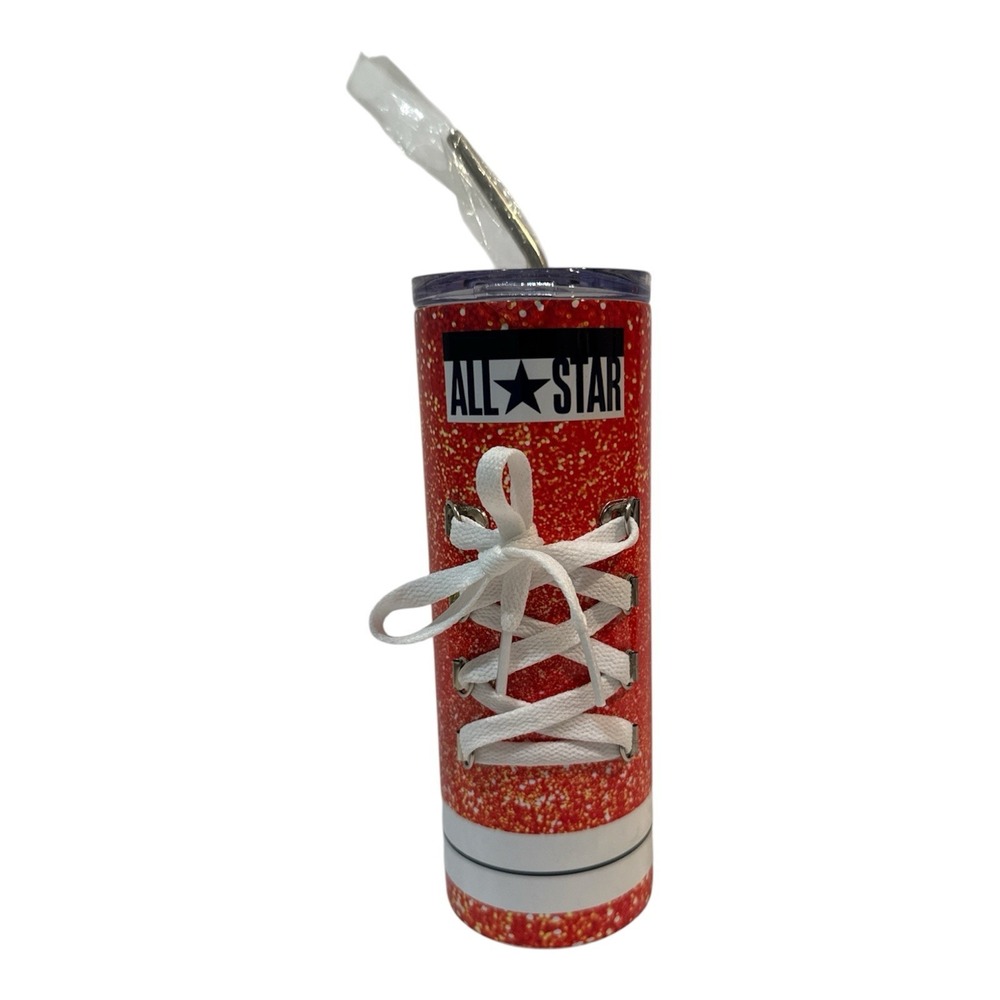 All‎ star chuck shoe glitter tumbler double-walled stainless steel